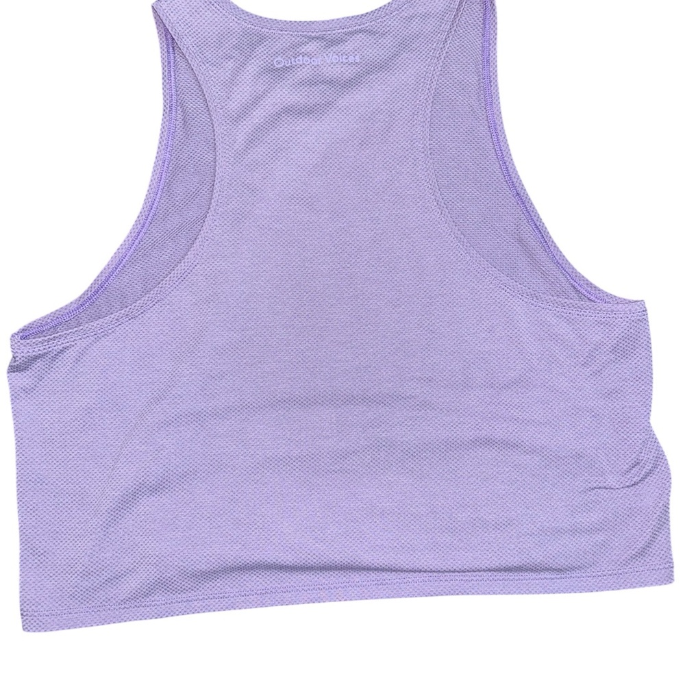 Outdoor Voices Heathered Purple Top - Picture 2 of 3